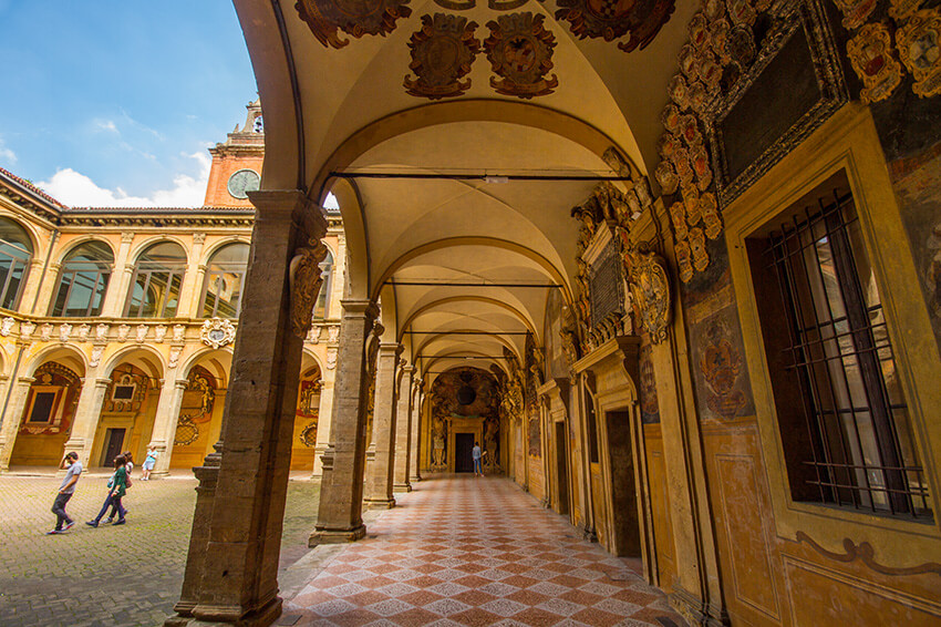 UNESCO Portico Palazzo dell'Archiginnasio