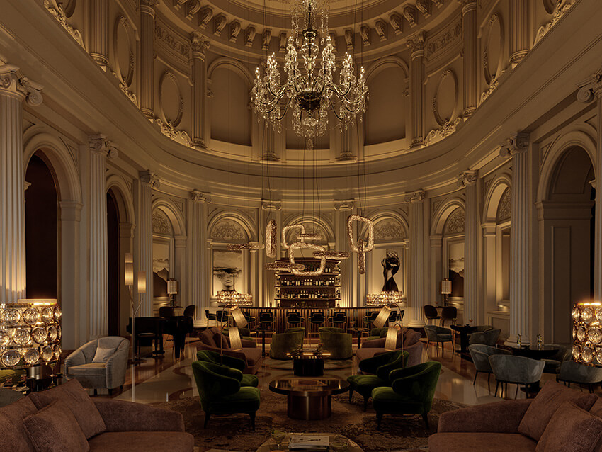 Anantara Palazzo Naiadi Rome Hotel - Bar and Lobby