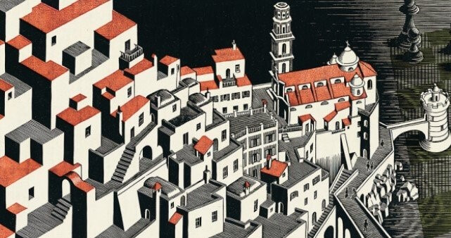 Escher exhibition Genoa