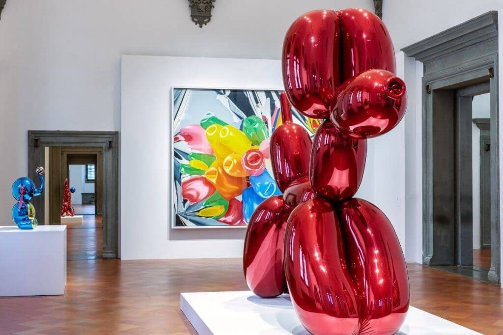 Jeff Koons exhibition Florence