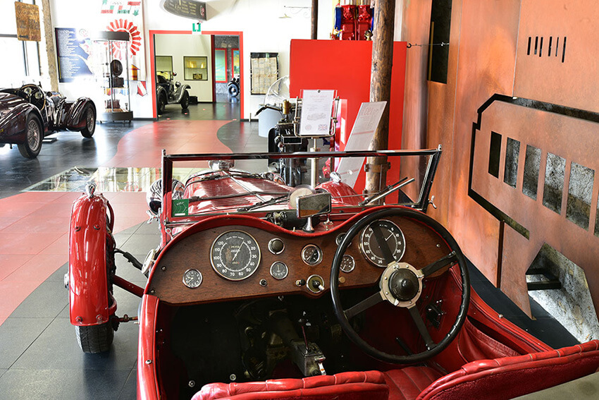Vintage car Mille Miglia Museum